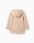 Manteau en suédine à capuche et doublure en peluche douce synthétique Beige clair 2 - vertbaudet enfant 