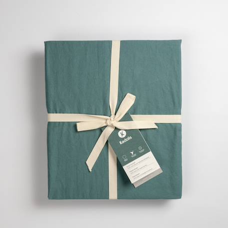 Drap housse 1 personne pur coton bio Blanc+Bleu nuit+Ecru+Eucalyptus+Gris tourterelle+Rose nude+Terracotta 24 - vertbaudet enfant 
