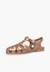 Sandales plastique classiques biarritz métallisées Bronze+Vert 2 - vertbaudet enfant 