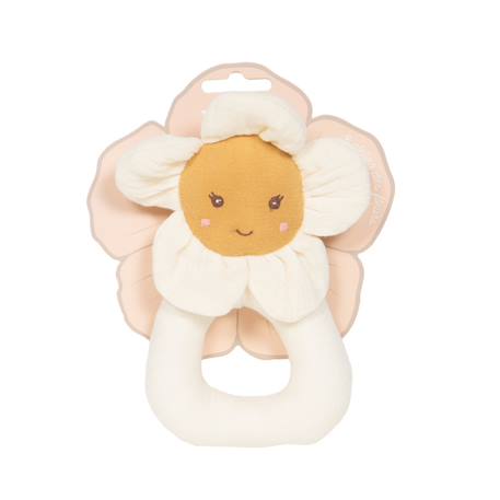 Hochet fleur marguerite Beige 1 - vertbaudet enfant 
