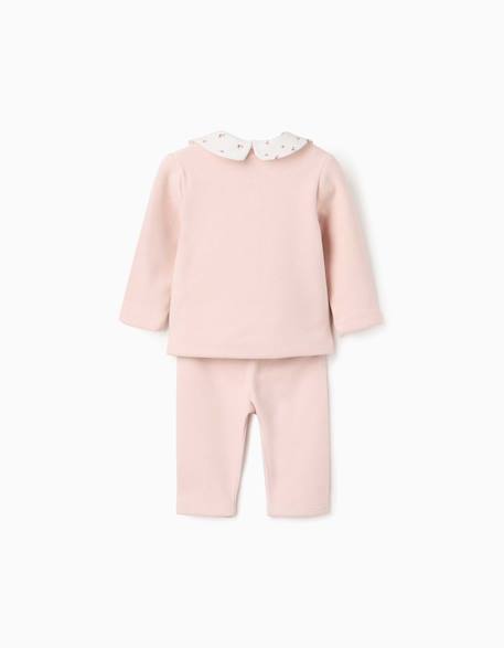 Ensemble 3 pièces avec imprimé floral Rose clair 2 - vertbaudet enfant 
