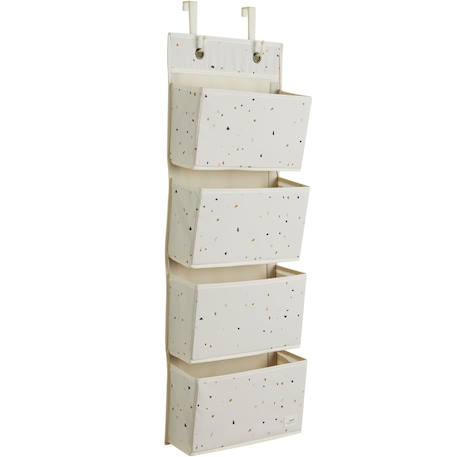 Rangement mural en tissu recyclé Beige+Blanc 7 - vertbaudet enfant 