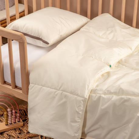 Couette bébé maui enveloppe coton bio Blanc 1 - vertbaudet enfant 
