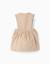 Robe salopette en velours côtelé avec poches Beige clair 2 - vertbaudet enfant 