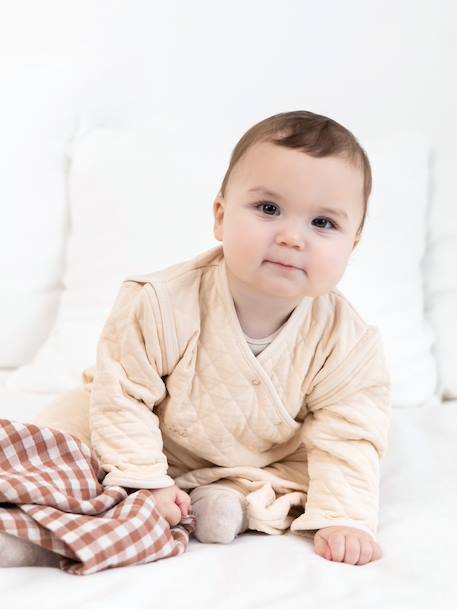 Gigoteuse jambes séparables mi-saison - tog 1.5 matelassé confort Beige+Blush+Brick+Cream+Ficelle+Glacier+Green+Lunar+Mix grey+Mix tender+Stone+Vintage 20 - vertbaudet enfant 