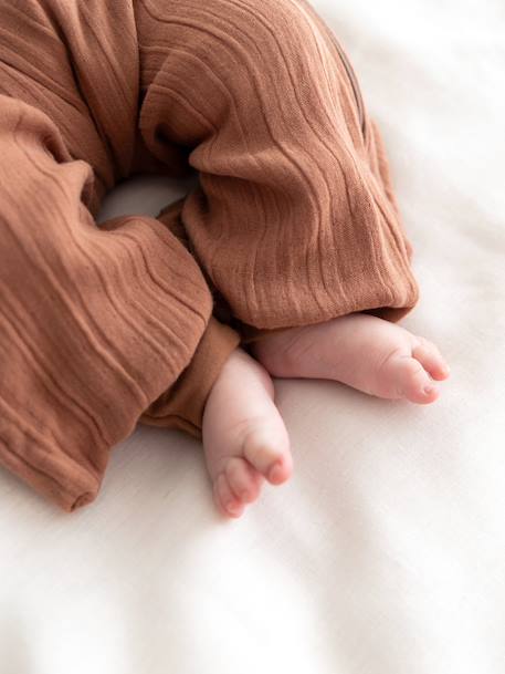 Gigoteuse jambes séparables été  - tog 0.5 gaze douce d'été Ficelle+Glacier+Moka+Pumpkin+Rosa 16 - vertbaudet enfant 