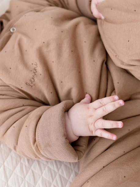 Gigoteuse jambes séparables hiver - tog 2.5 cocon moelleux Glacier+Muffin+Piuma ecru+Piuma moka 10 - vertbaudet enfant 
