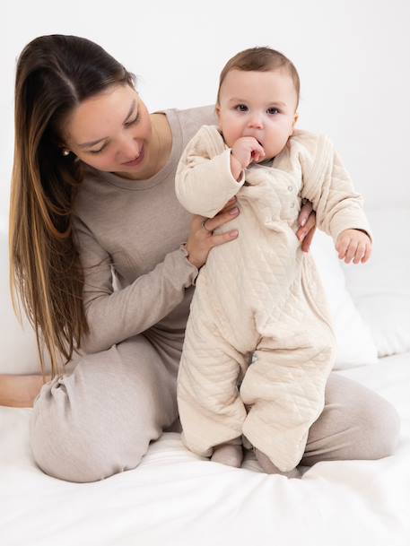Gigoteuse jambes séparables mi-saison - tog 1.5 matelassé confort Beige+Blush+Brick+Cream+Ficelle+Glacier+Green+Lunar+Mix grey+Mix tender+Stone+Vintage 27 - vertbaudet enfant 