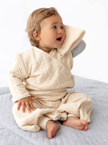 Gigoteuse jambes séparables mi-saison - tog 1.5 matelassé confort Beige+Blush+Brick+Cream+Ficelle+Glacier+Green+Lunar+Mix grey+Mix tender+Stone+Vintage 21 - vertbaudet enfant 