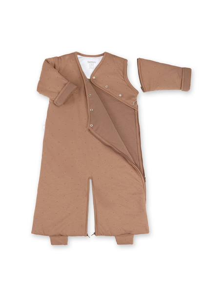 Gigoteuse jambes séparables hiver - tog 2.5 cocon moelleux Glacier+Muffin+Piuma ecru+Piuma moka 11 - vertbaudet enfant 