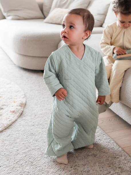 Gigoteuse jambes séparables mi-saison - tog 1.5 matelassé confort Beige+Blush+Brick+Cream+Ficelle+Glacier+Green+Lunar+Mix grey+Mix tender+Stone+Vintage 43 - vertbaudet enfant 