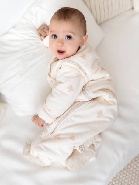 Gigoteuse jambes séparables hiver - tog 2.5 cocon moelleux Glacier+Muffin+Piuma ecru+Piuma moka 13 - vertbaudet enfant 