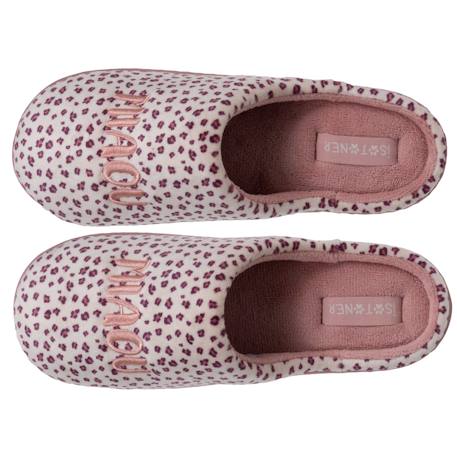 Chaussons bottillons microvelours léopard semelle ergonomique, mousse à mémoire de forme Léopard 2 - vertbaudet enfant 