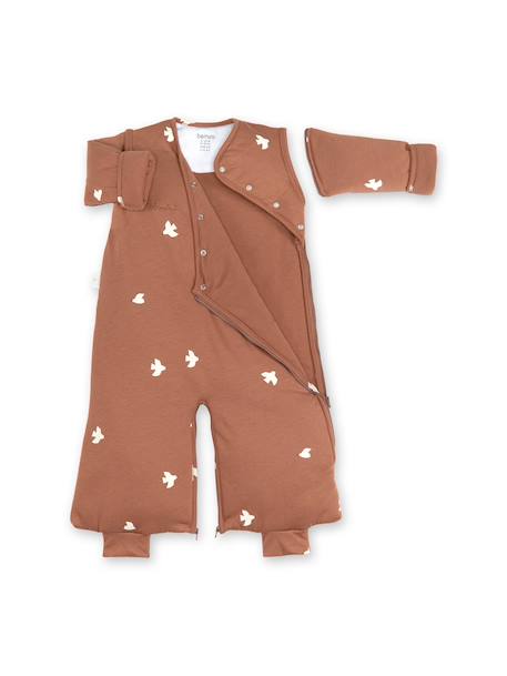 Gigoteuse jambes séparables hiver - tog 2.5 cocon moelleux Glacier+Muffin+Piuma ecru+Piuma moka 22 - vertbaudet enfant 