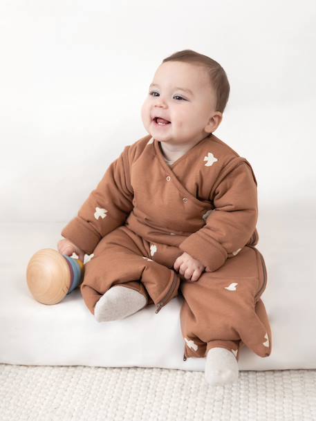 Gigoteuse jambes séparables hiver - tog 2.5 cocon moelleux Glacier+Muffin+Piuma ecru+Piuma moka 19 - vertbaudet enfant 