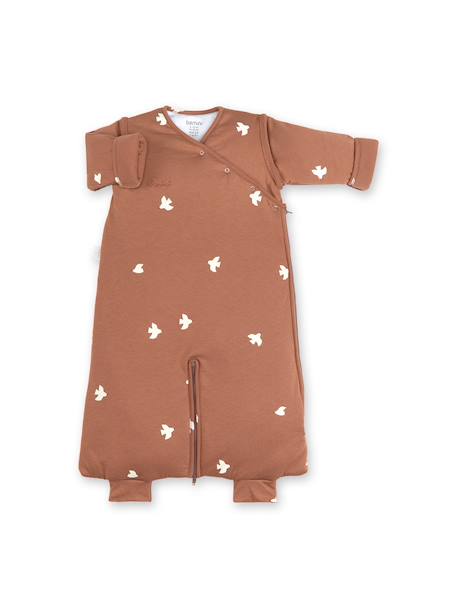 Gigoteuse jambes séparables hiver - tog 2.5 cocon moelleux Glacier+Muffin+Piuma ecru+Piuma moka 18 - vertbaudet enfant 