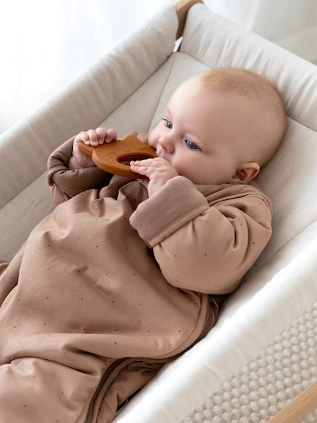 Gigoteuse jambes séparables hiver - tog 2.5 cocon moelleux Glacier+Muffin+Piuma ecru+Piuma moka 9 - vertbaudet enfant 