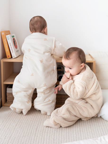 Gigoteuse jambes séparables hiver - tog 2.5 cocon moelleux Glacier+Muffin+Piuma ecru+Piuma moka 14 - vertbaudet enfant 