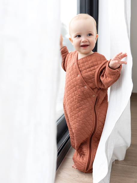 Gigoteuse jambes séparables mi-saison - tog 1.5 matelassé confort Beige+Blush+Brick+Cream+Ficelle+Glacier+Green+Lunar+Mix grey+Mix tender+Stone+Vintage 14 - vertbaudet enfant 