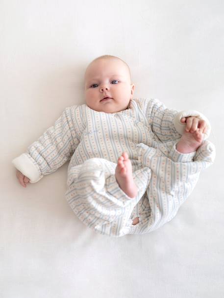 Gigoteuse jambes séparables hiver - tog 2.5 cocon moelleux Glacier+Muffin+Piuma ecru+Piuma moka 3 - vertbaudet enfant 