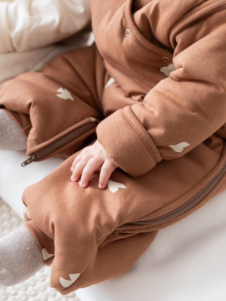 Gigoteuse jambes séparables hiver - tog 2.5 cocon moelleux Glacier+Muffin+Piuma ecru+Piuma moka 21 - vertbaudet enfant 