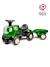 Porteur tracteur birdy farm 1er âge à volant directionnel avec klaxon, remorque. Rose+Rouge+Vert 14 - vertbaudet enfant 