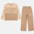 Pyjama manches longues imprimé garçon Bleu marine+Noir+Sable+Vert kaki 13 - vertbaudet enfant 