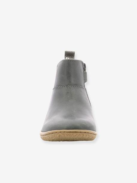 Boots fille Vetudi KICKERS® camel or+gris argent+marine métallisé+marron bronze 12 - vertbaudet enfant 