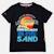 T-shirt manches courtes imprimé, col rond Bleu ciel+Gris clair+Jaune pâle+Marine 3 - vertbaudet enfant 