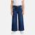 Jean coupe large, taille haute boutonnée Bleu stone 1 - vertbaudet enfant 