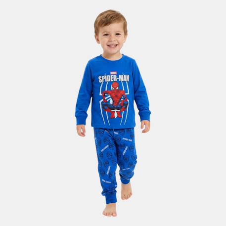 Pyjama garçon spiderman Bleu roi 1 - vertbaudet enfant 