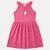 Robe sans manches imprimée, col rond Corail+Rose fuchsia+Rose pâle 6 - vertbaudet enfant 