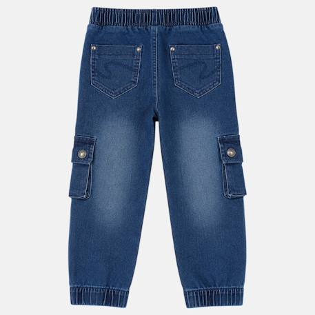 Jeans fille Bleu used 4 - vertbaudet enfant 