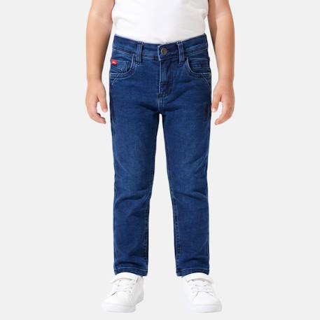 Jeans enfant garçon Bleu stone+Gris délavé 1 - vertbaudet enfant 