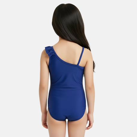 Maillot de bain 1 pièce imprimé minnie Bleu marine+Corail 3 - vertbaudet enfant 