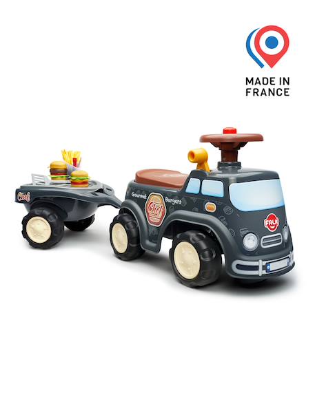 Porteur food truck avec remorque et accessoires Gris anthracite 4 - vertbaudet enfant 