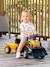 Porteur tracteur JCB  à roues silencieuses, pelle frontale et excavatrice Jaune jcb 1 - vertbaudet enfant 