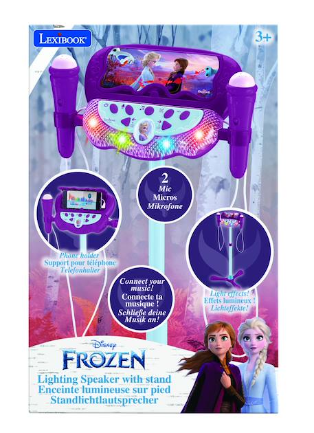 Microphone sur pied enceinte bluetooth reine des neiges Violet 6 - vertbaudet enfant 
