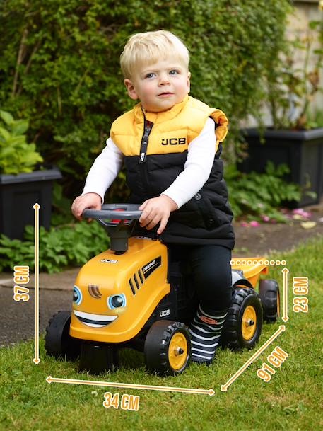 Porteur tracteur avec remorque Blanc et rose+Jaune jcb+Rouge et bleu+Vert claas 11 - vertbaudet enfant 