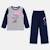 Pyjama manches longues imprimé fleurs fille Bleu marine+Fushia+Rosatre+Rose fuchsia 3 - vertbaudet enfant 