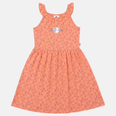 Robe fille sans manches Corail+Rose fuchsia+Rose pâle 3 - vertbaudet enfant 
