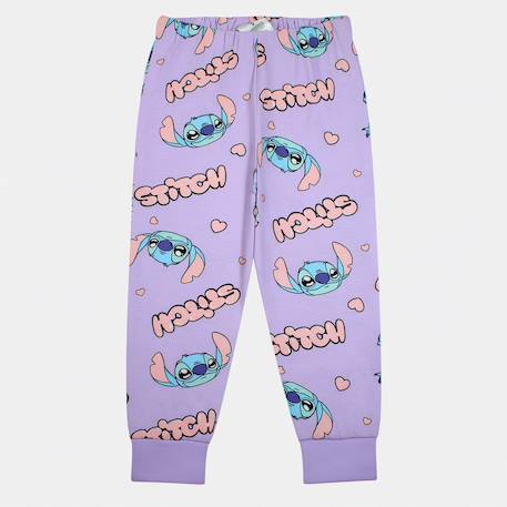 Pyjama fille lilo & stitch Écru+Violet clair 11 - vertbaudet enfant 
