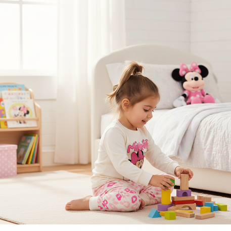 Pyjama manches longues minnie Rose+Rose pâle 7 - vertbaudet enfant 