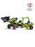Tractopelle à pédales avec excavatrice arrière et remorque Jaune komatsu+Orange+Vert claas+Vert vintage 13 - vertbaudet enfant 