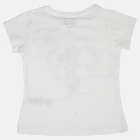 T-shirt manches courtes imprimé, col rond minnie Rose pâle+Rouge 5 - vertbaudet enfant 