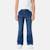 Jean coupe large, taille haute et fermeture boutonnée Bleu used+Gris délavé 1 - vertbaudet enfant 