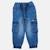 Jeans garçon avec cordon Bleu délavé+Noir délavé 3 - vertbaudet enfant 