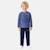 Pyjama imprimé garçon Bleu marine+Gris clair+Sable+Vert kaki 1 - vertbaudet enfant 