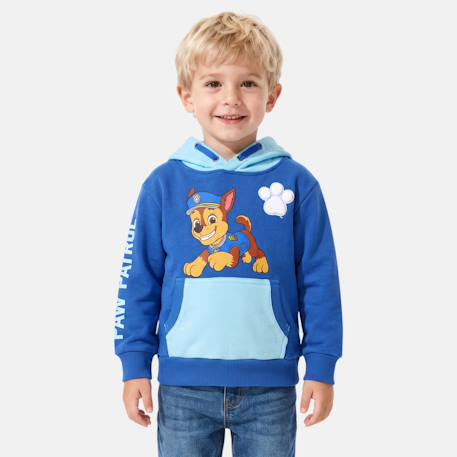 Sweat à capuche garçon pat patrouille Bleu roi 1 - vertbaudet enfant 
