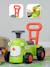 Porteur Tracteur avec barre d'aide à la marche ergonomique Rouge+Vert claas+Vert vintage 9 - vertbaudet enfant 